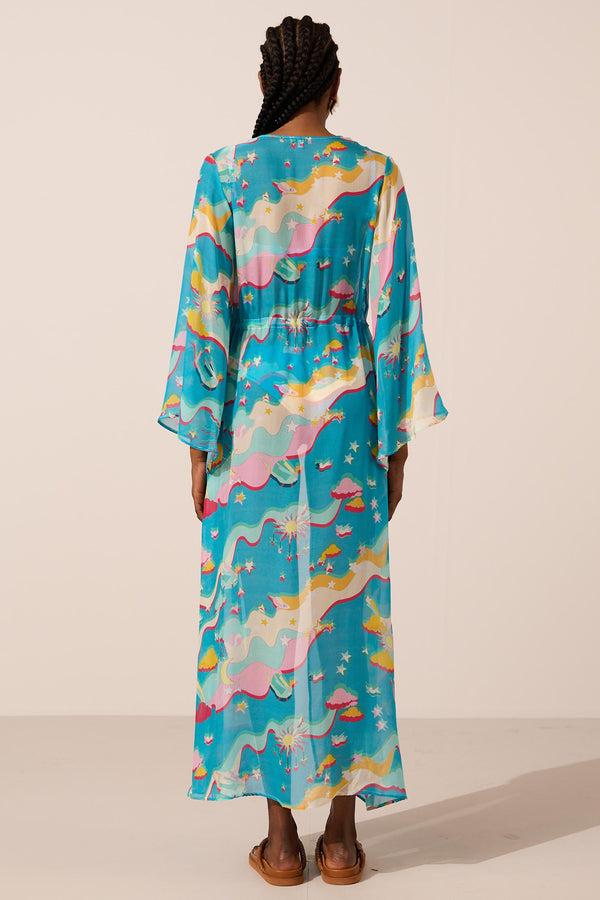 Paolita Astroelevator Silk Marisa Kimono
