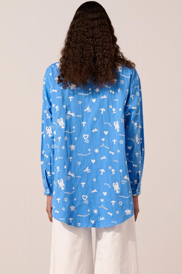 Paolita Blue Lobster Shirt