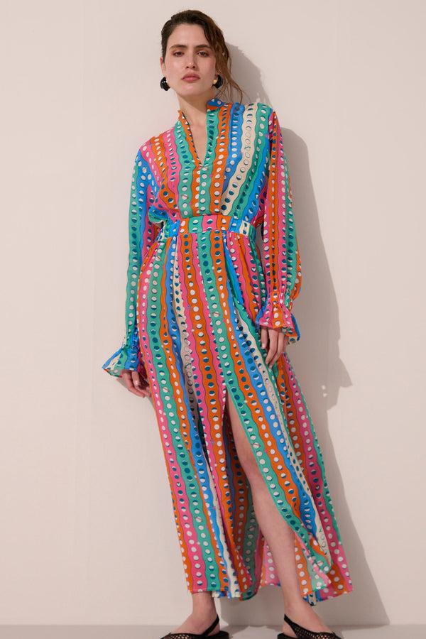 Paolita Moonshine Silk Mary Jane Dress