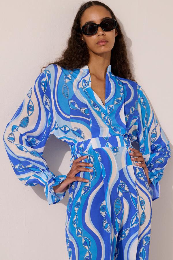 Paolita Ocean Eyes Felix Silk Jumpsuit