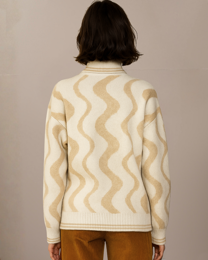 Paolita Sabbia Alpaca Roll Neck Jumper