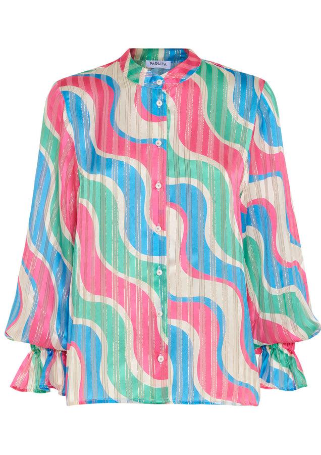 paolita Synesthesia Silk Adrienne Shirt