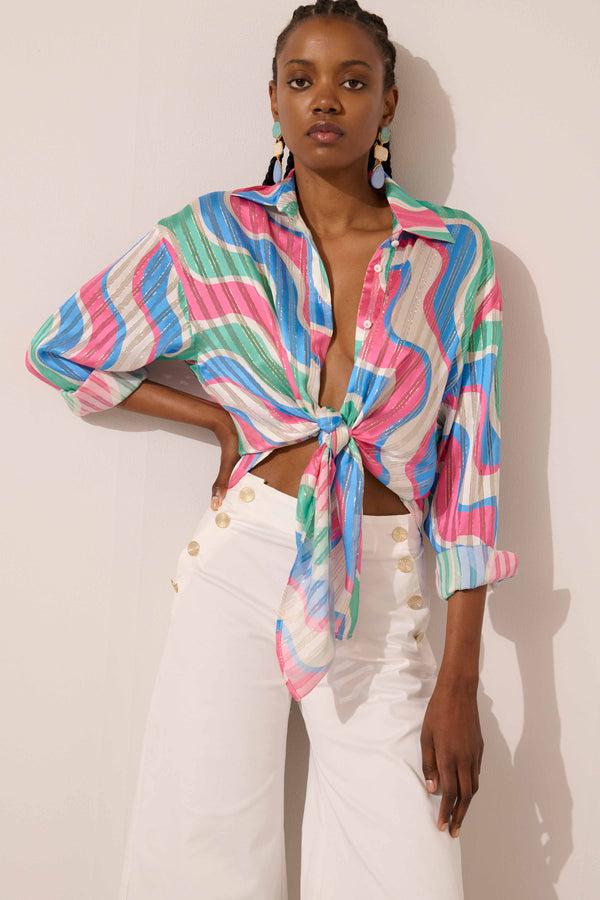 Paolita Synesthesia Silk Shirt