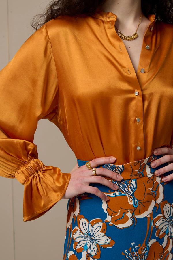 Paolita Terracotta Adrienne Shirt