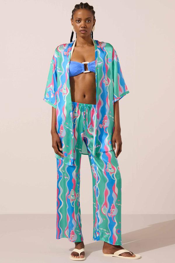 Paolita Underwater Dreamer Lautrec Silk Kimono