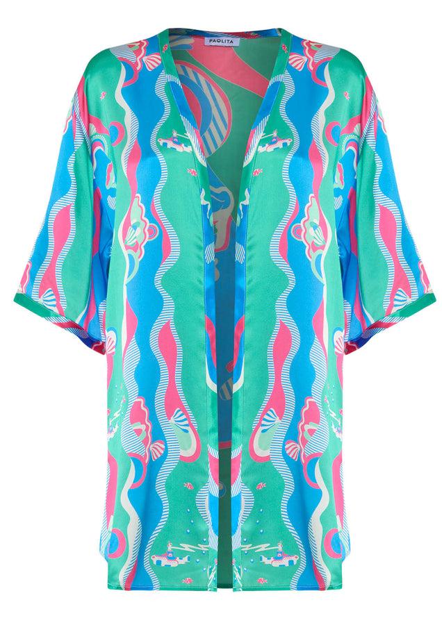 paolita Underwater Dreamer Lautrec Silk Kimono