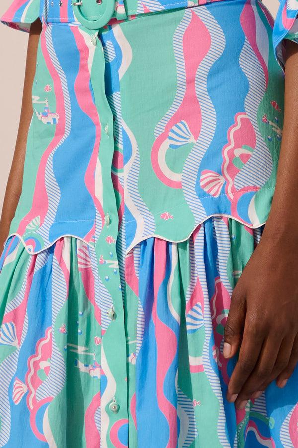 Paolita Underwater Dreamer Maxi Skirt