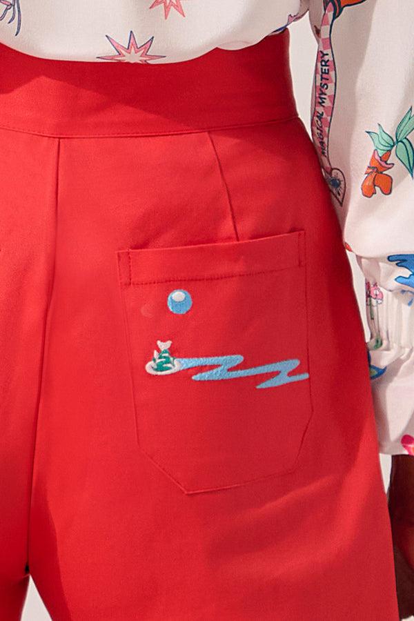 Paolita Venus Coral Nautical Trousers