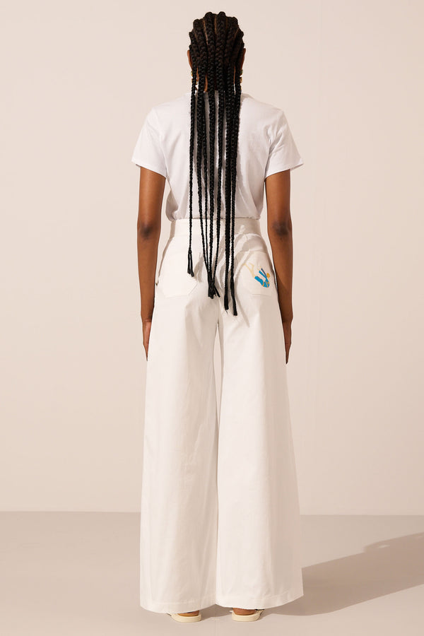 Paolita Venus Cream Nautical Trouser