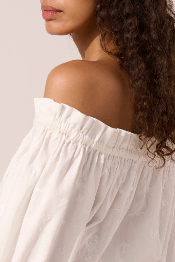 Paolita White Lobster Rosalie Top