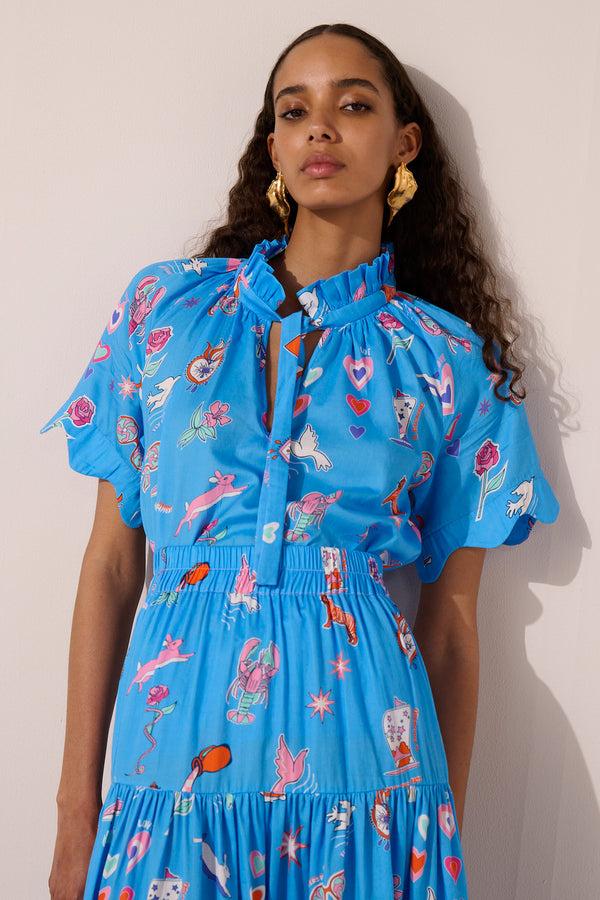 Paolita White Rabbit Allegra Top