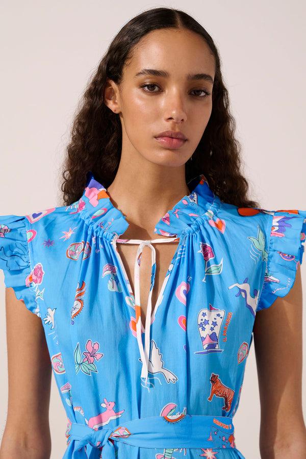 Paolita White Rabbit Juno Dress