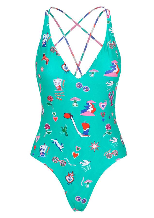 paolita Playground Love Reversible Azania One Piece