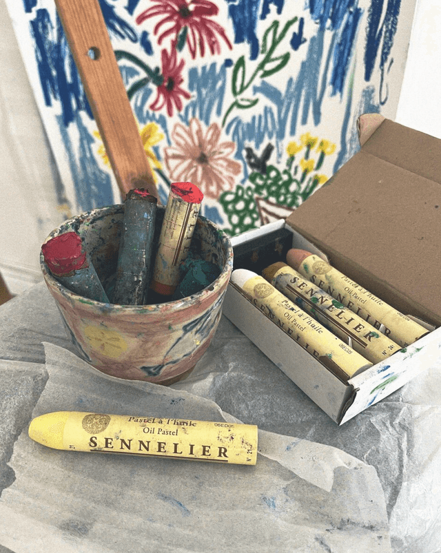 Paper Collective Modigliani In The Garden - Folded Art Card