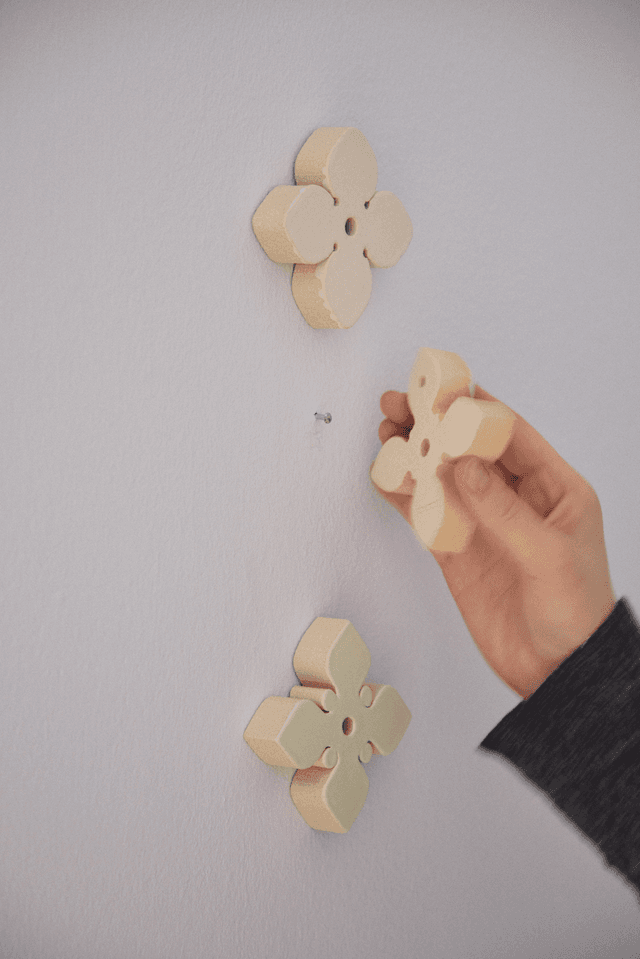Paper Collective Ceramic Wall Flowers - Pastel Glaze