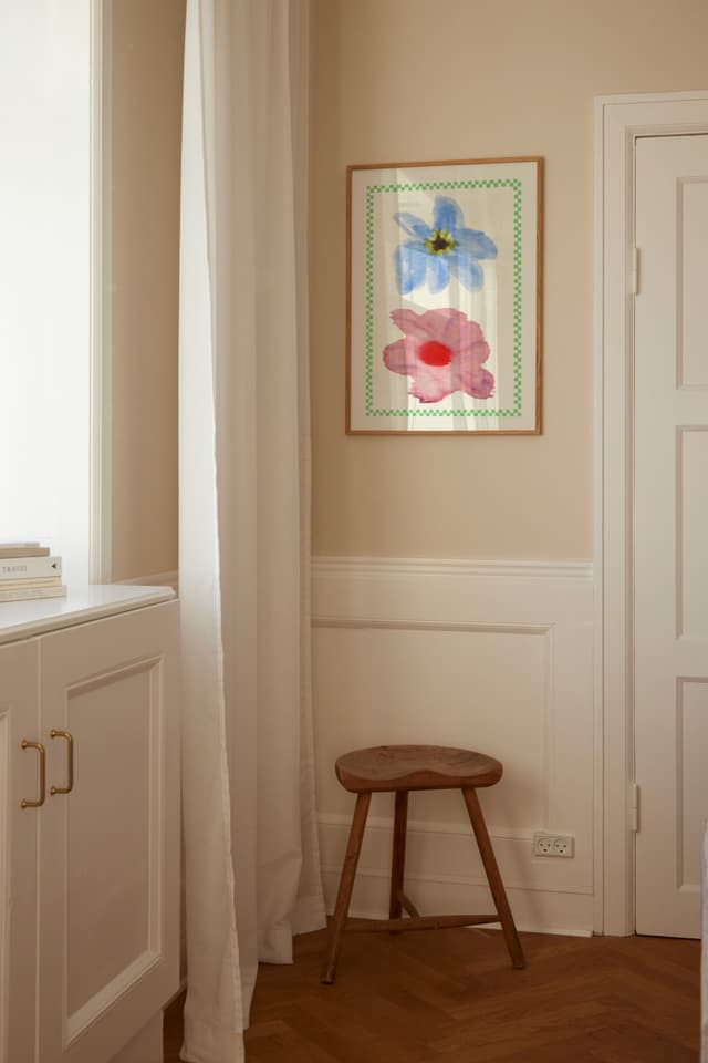 Paper Collective Flower With Checks 01