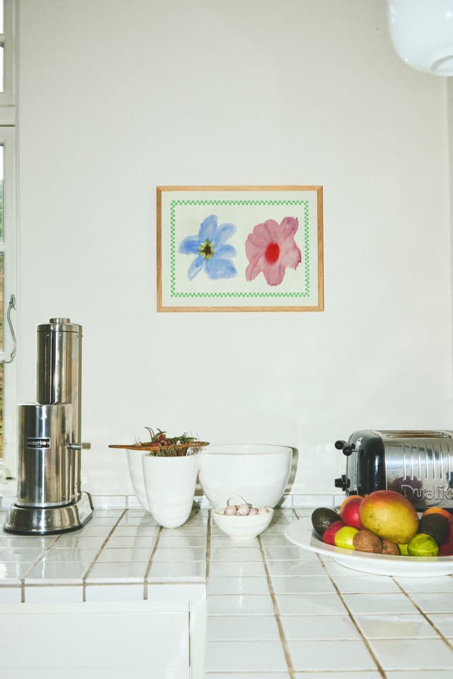 Paper Collective Flower With Checks 01