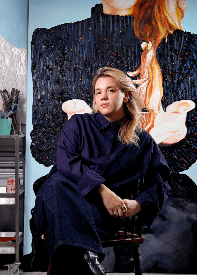 Paper Collective Madame E - Folded Art Card