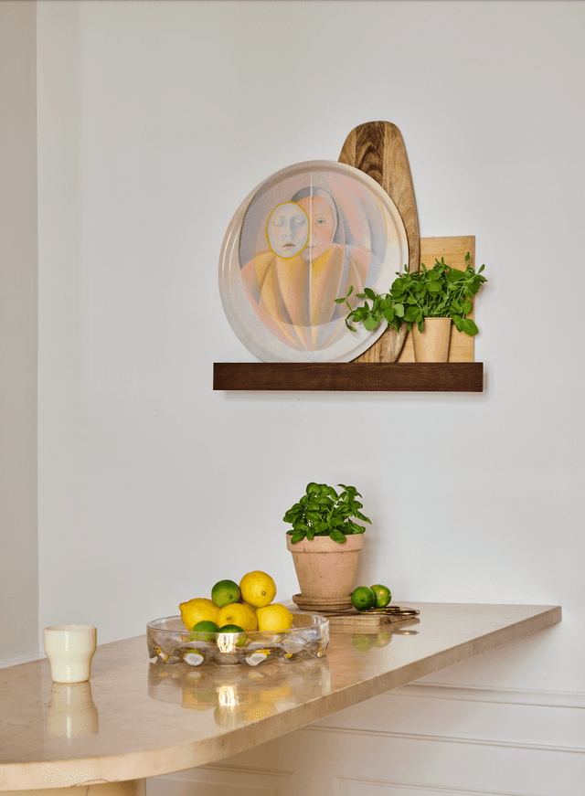 Paper Collective Mask In Blue - Art Tray