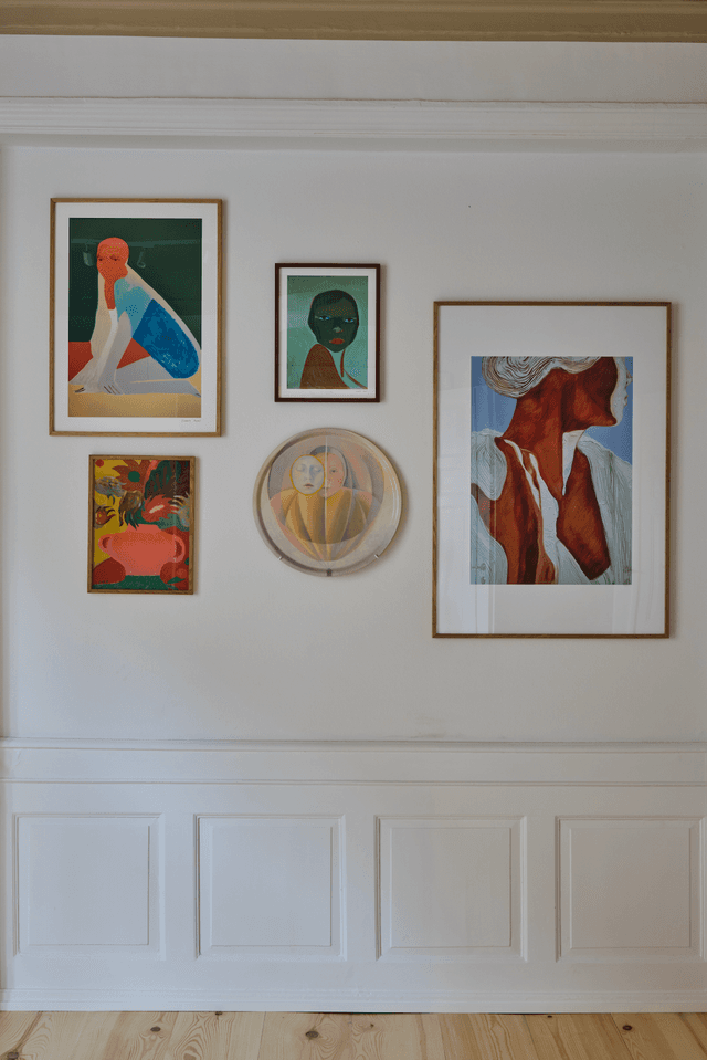 Paper Collective Mask In Blue - Art Tray