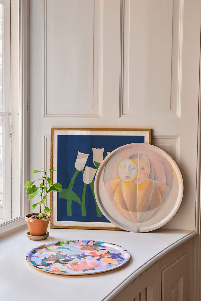 paper collective Mask in Blue - Art Tray