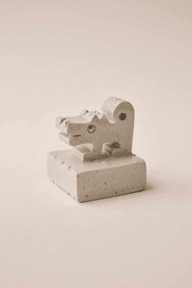 paper collective Zodiac Dog- Blue/White