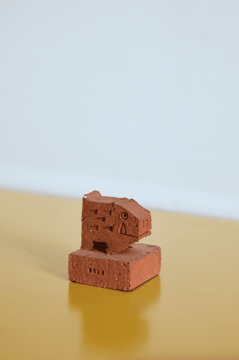 Paper Collective Zodiac Pig- Red Unglazed