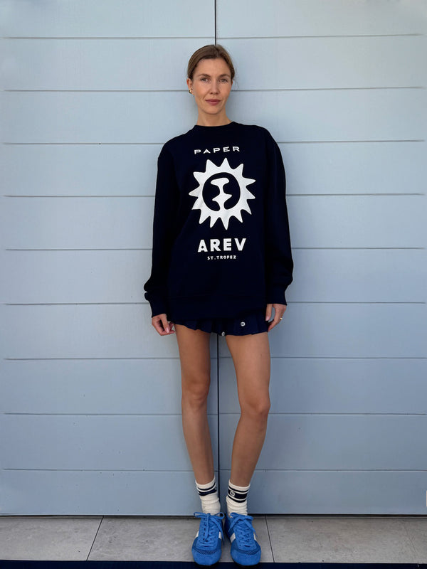 Paper London Arev Navy Sweatshirt