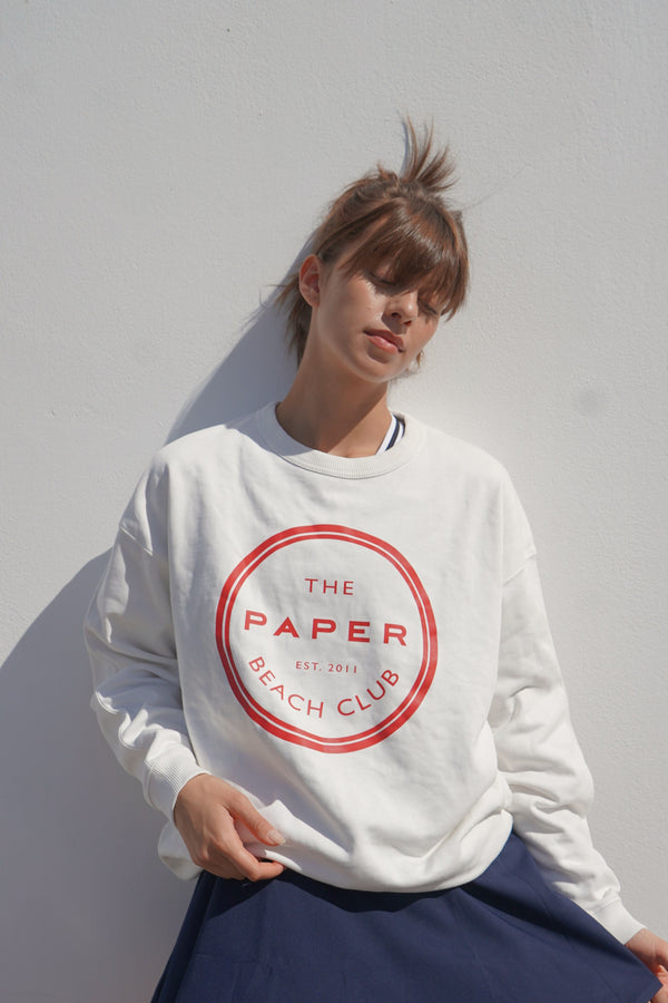 paper london Beach Club Sweatshirt