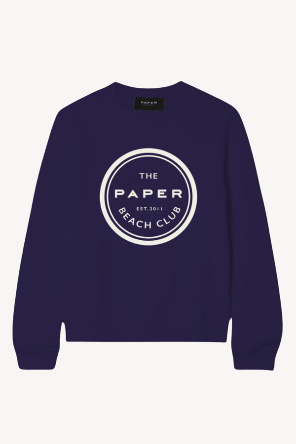 Paper London Beach Club Sweatshirt In Navy