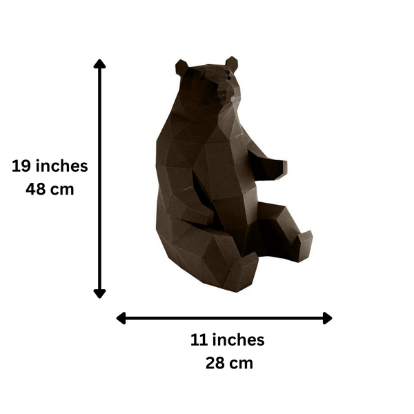 Papercraft World 3D Bear Model For Home Decor (DIY Papercraft)