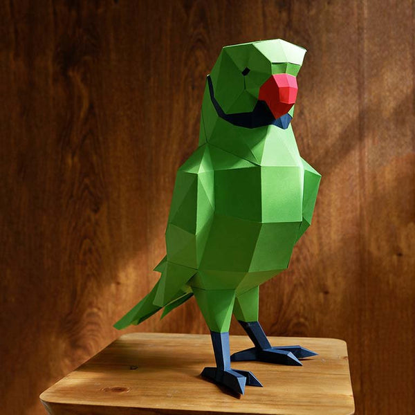 Papercraft World 3D Parrot Papercraft: A Fun DIY Activity For Kids & Adults