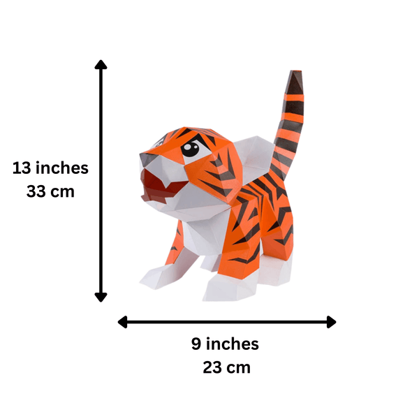 Papercraft World 3D Tiger Table Lamp (DIY Papercraft)