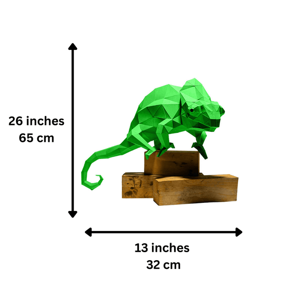 Papercraft World Chameleon 3D Model For Home Decor (DIY Papercraft)
