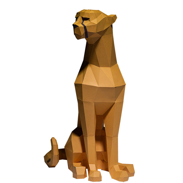 Papercraft World Cheetah Model - Digital PDF Template