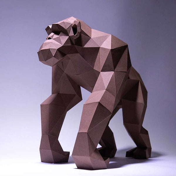 Papercraft World Chimpanzee Model - Digital PDF Template