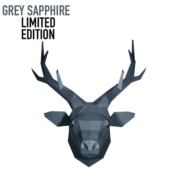 Papercraft World Deer Head Wall Art - Grey Sapphire Limited Edition