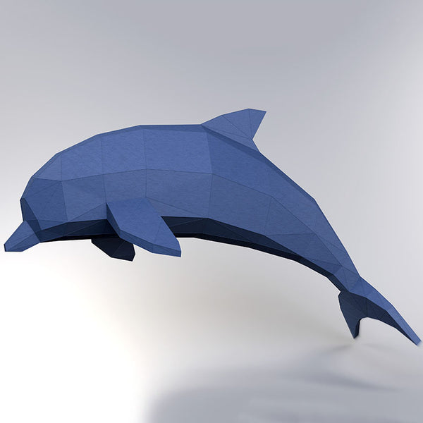 Papercraft World Dolphin Model - Digital PDF Template