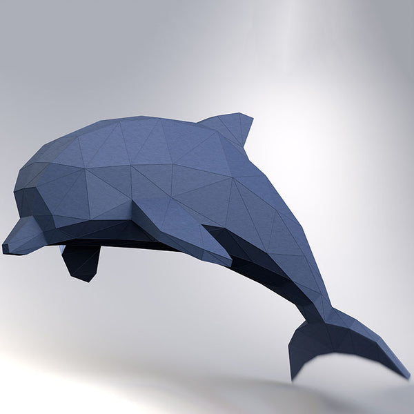 Papercraft World Dolphin Model - Digital PDF Template