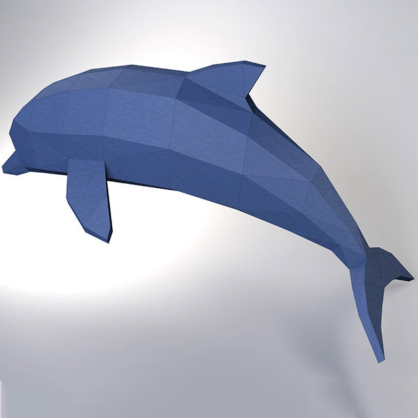 papercraft world Dolphin Model - Digital PDF Template