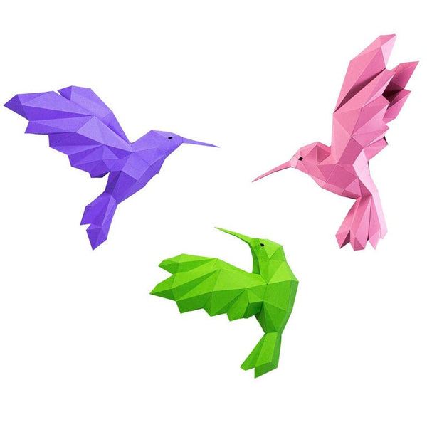 Papercraft World Hummingbird Wall Hanging For Home Decor (DIY Papercraft)