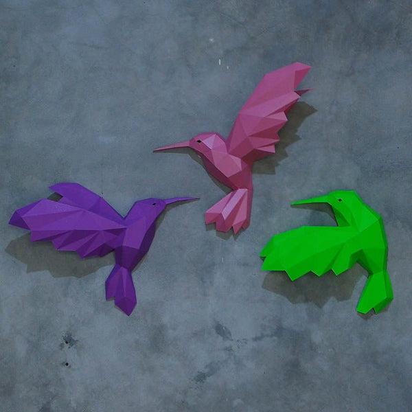 papercraft world Hummingbird Wall Hanging for Home Decor (DIY Papercraft)