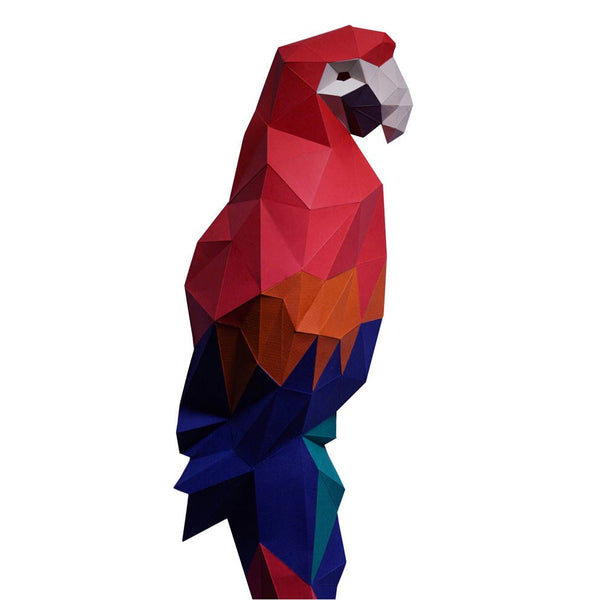 Papercraft World Macaw Wall Art & Decor (DIY Papercraft)