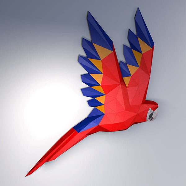 Papercraft World Macaw Wing Wall - Digital PDF Template