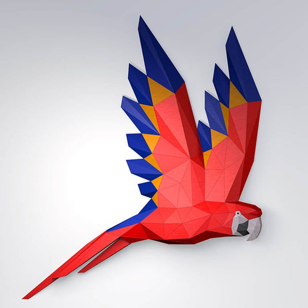 Papercraft World Macaw Wing Wall - Digital PDF Template
