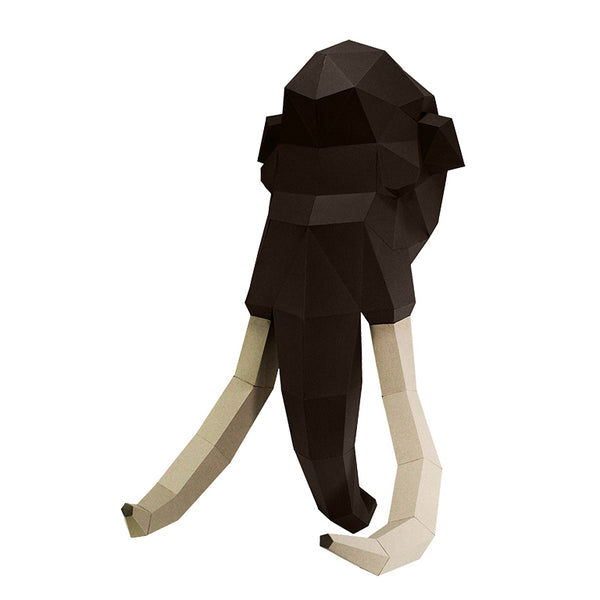 Papercraft World Mammoth Head Wall Art - Digital PDF Template