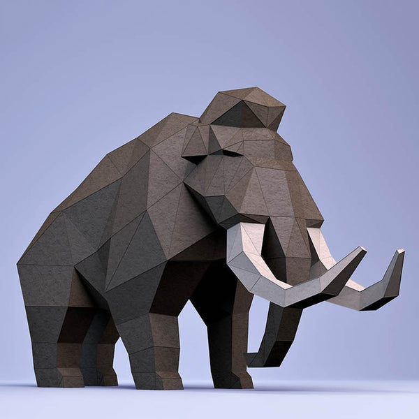 Papercraft World Mammoth Model - Digital PDF Template