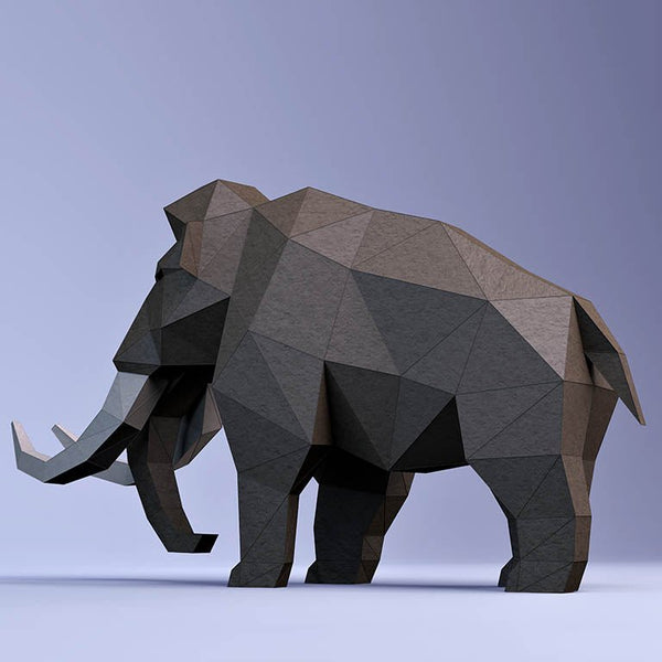 Papercraft World Mammoth Model - Digital PDF Template