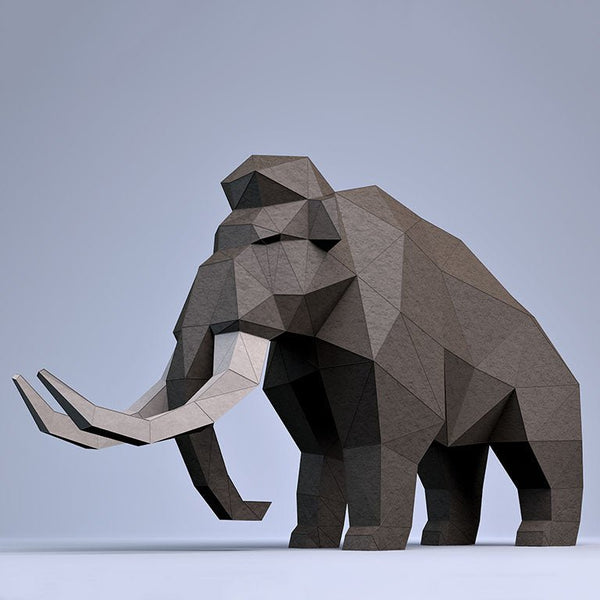 papercraft world Mammoth Model - Digital PDF Template