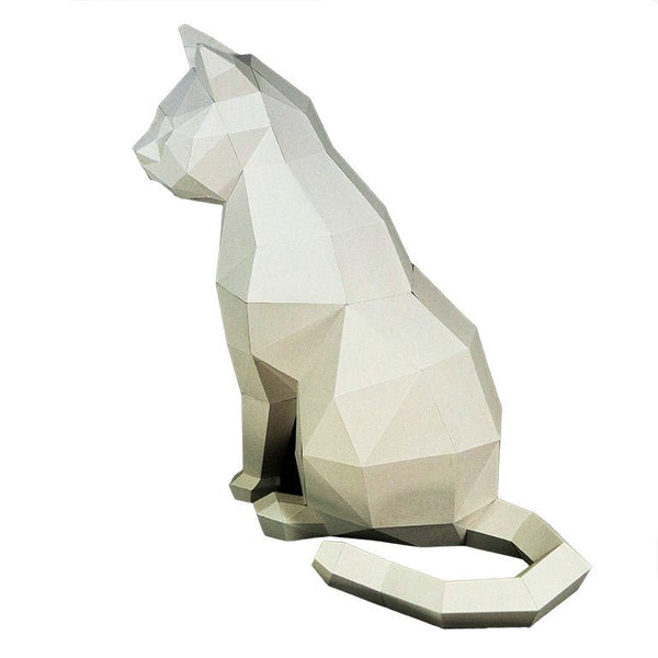 Papercraft World 3D Cat Model